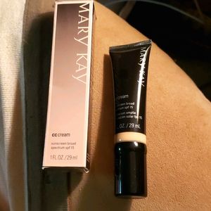 MaryKay CC cream. Very light